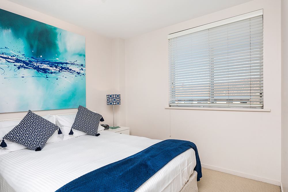 Ocean Blue master bedroom - East Ballina Holiday Rental